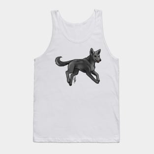 Dog - Carolina Dog - Black Tank Top